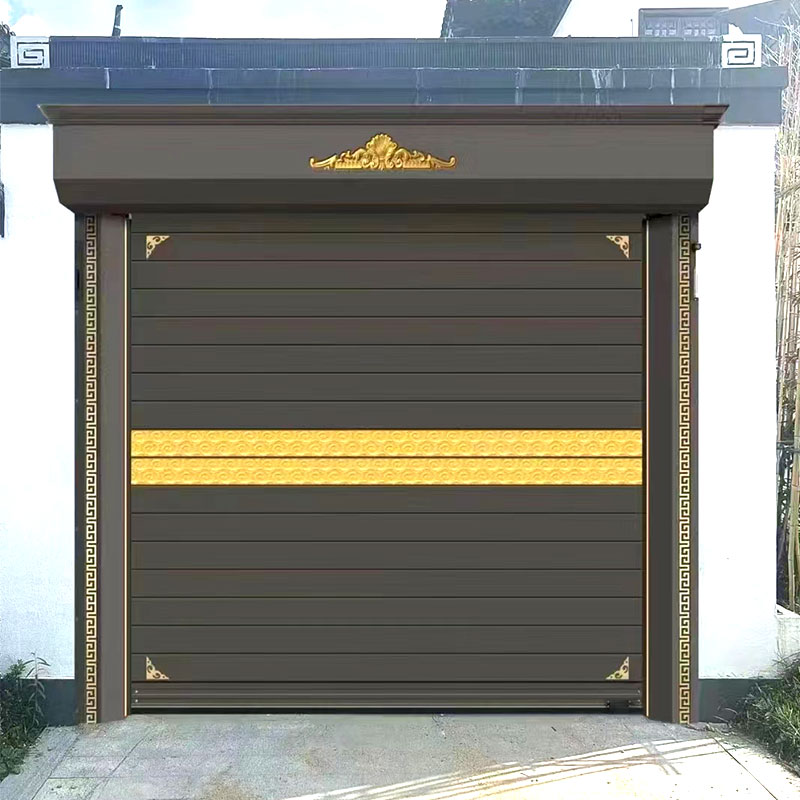 现代轻奢静音保温卷帘车库门